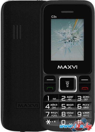 Мобильный телефон Maxvi C3n (черный) в Минске