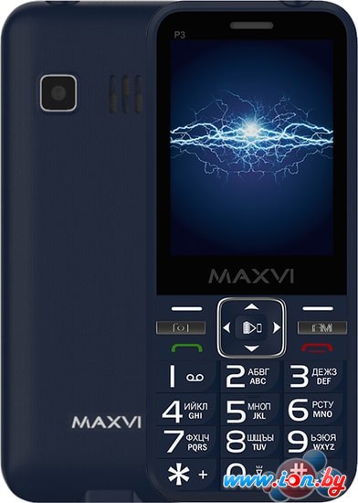 Мобильный телефон Maxvi P3 (синий) в Бресте