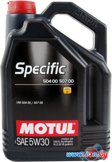 Моторное масло Motul Specific VW 504.00/507.00 5W30 5л в Бресте