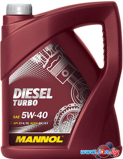 Моторное масло Mannol DIESEL TURBO 5W-40 5л в Могилёве