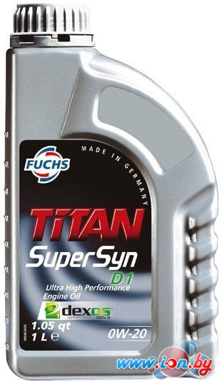 Моторное масло Fuchs Titan Supersyn D1 0W-20 1л в Бресте