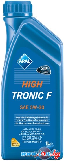 Моторное масло Aral High Tronic F SAE 5W-30 1л в Бресте