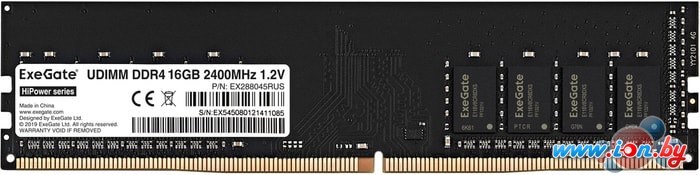 Оперативная память ExeGate HiPower 16GB DDR4 PC4-19200 EX288045RUS в Могилёве