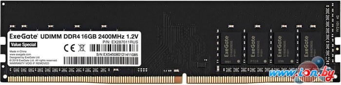 Оперативная память ExeGate Value Special 16GB DDR4 PC4-19200 EX287011RUS в Могилёве