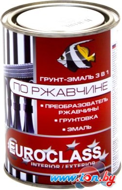 Эмаль Euroclass грунт-эмаль по ржавчине (шоколадный, 0.9 кг) в Бресте