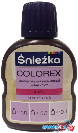 Колеровочная краска Sniezka Colorex 0.1 л (№54, вересковый) в Гомеле