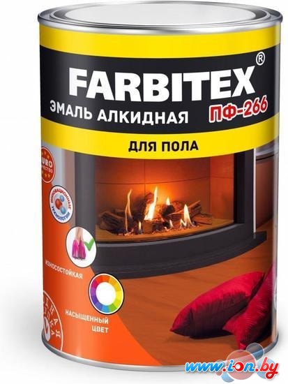 Эмаль Farbitex ПФ-266 2.7 кг (желто-коричневый) в Могилёве