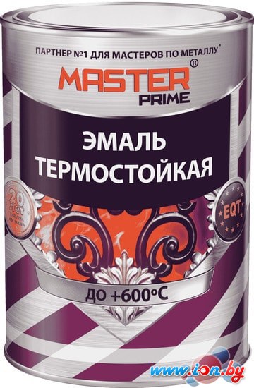 Эмаль Master Prime Термостойкая 0.8 кг (черный) в Витебске