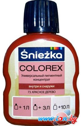 Колеровочная краска Sniezka Colorex 0.1 л (№73, красное дерево) в Бресте