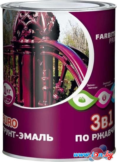 Эмаль Farbitex Профи По ржавчине 2 кг (желтый) в Могилёве