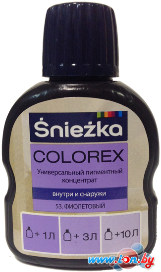 Колеровочная краска Sniezka Colorex 0.1 л (№53, фиолетовый) в Могилёве