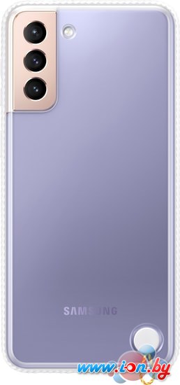 Чехол Samsung Clear Protective Cover для Galaxy S21+ (белый) в Бресте