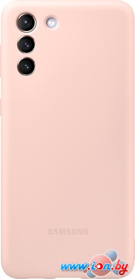 Чехол Samsung Silicone Cover для Galaxy S21+ (розовый) в Бресте