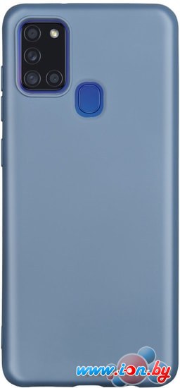 Чехол VOLARE ROSSO Charm для Samsung Galaxy A21s (серо-синий) в Бресте