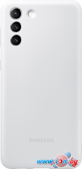 Чехол Samsung Silicone Cover для Galaxy S21+ (серый) в Витебске
