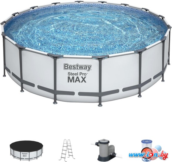 Каркасный бассейн Bestway Steel Pro Max 5612Z (488x122) в Гомеле