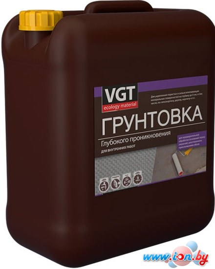 Водно-диспрессионная грунтовка VGT ВД-АК-0301 глубокого проникновения для внутренних работ (5 кг) в Могилёве