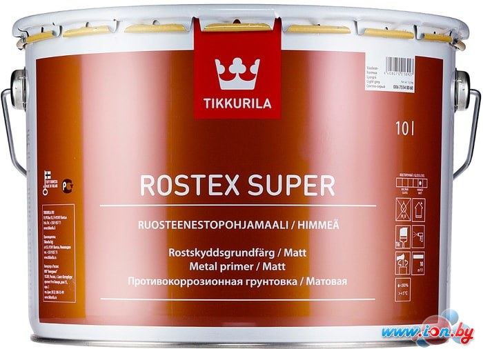 Tikkurila Rostex Super 1 л (светло-серый) в Могилёве