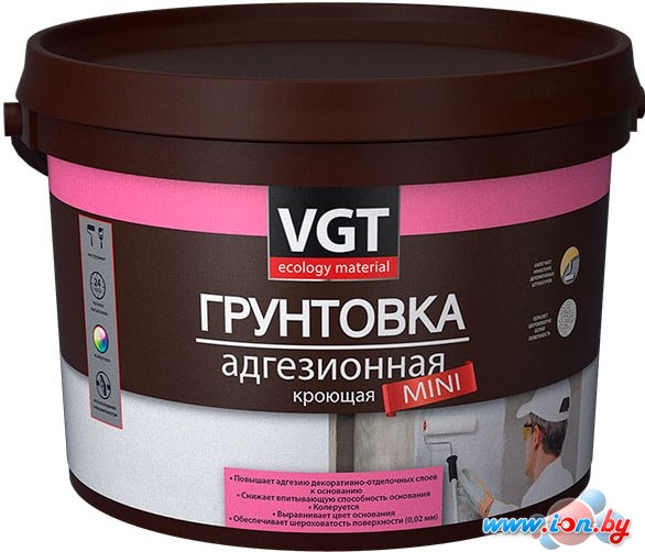 Водно-диспрессионная грунтовка VGT ВД-АК-0301 Адгезионная кроющая MINI (8 кг) в Витебске