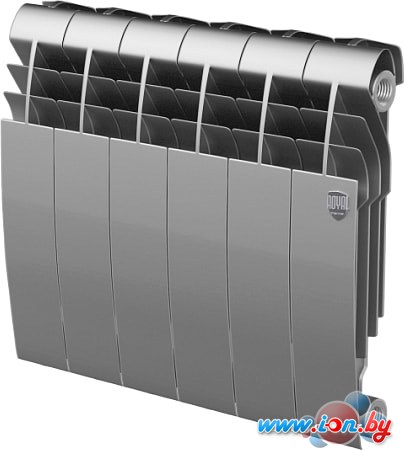 Биметаллический радиатор Royal Thermo BiLiner 350 Silver Satin (6 секций) в Могилёве