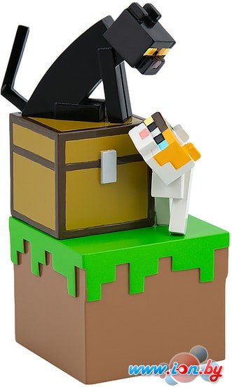 Экшен-фигурка Minecraft Series 3 Adventure Figures: Cats with Chest 08451 в Могилёве