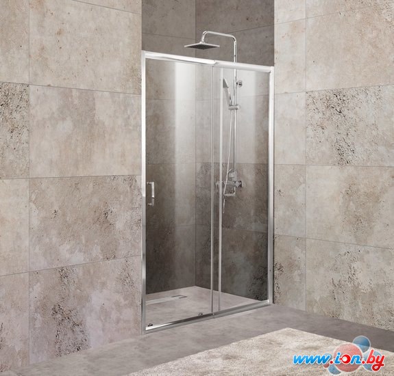 Душевая дверь BelBagno Unique-BF-1-100/115-P-Cr (текстурное стекло) в Могилёве