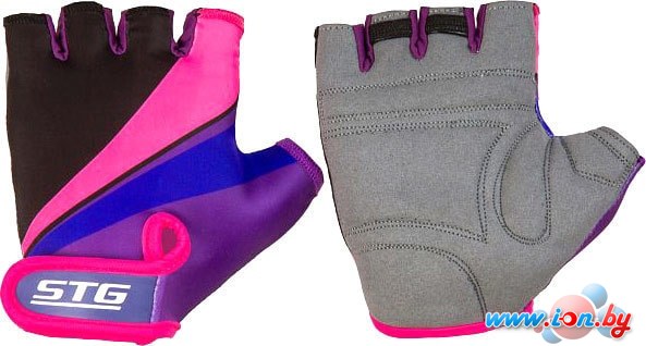 Перчатки STG Х87909 S (фиолетовый/черный/розовый) в Бресте