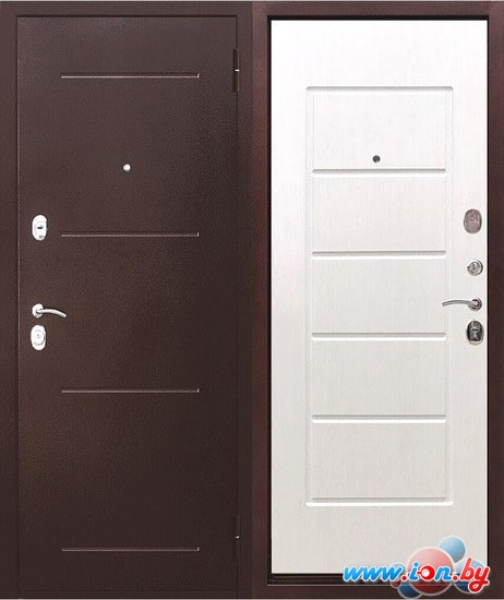 Металлическая дверь Garda Гарда 7.5 антик (белый ясень) в Бресте