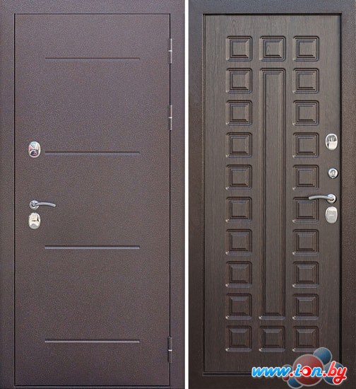 Металлическая дверь Garda Isoterma (венге) в Бресте