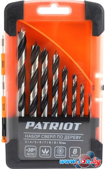 Набор оснастки Patriot 815010103 (8 предметов) в Могилёве