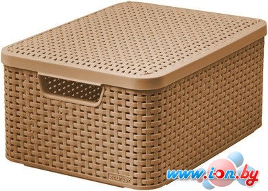 Ящик для хранения Keter Style Box M V2+LID DRK 213 (коричневый) в Витебске