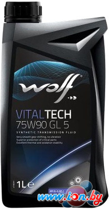 Трансмиссионное масло Wolf VitalTech 75W-90 GL 5 1л в Гомеле