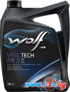 Трансмиссионное масло Wolf VitalTech ATF DIII 5л в Могилёве