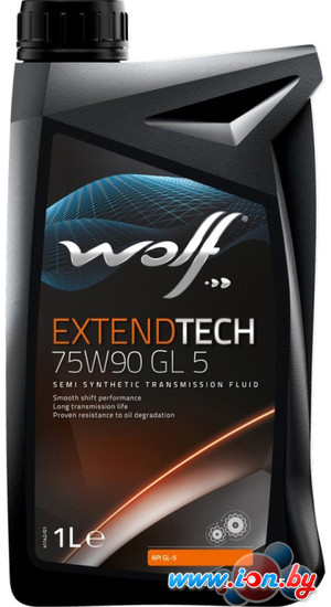 Трансмиссионное масло Wolf ExtendTech 75W-90 GL 5 1л в Могилёве