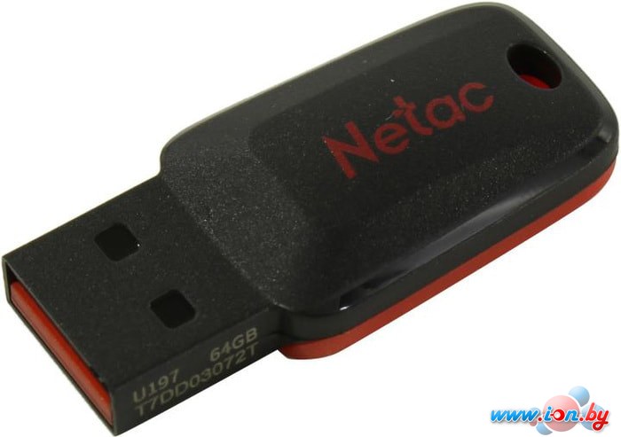 USB Flash Netac U197 64GB NT03U197N-064G-20BK в Минске