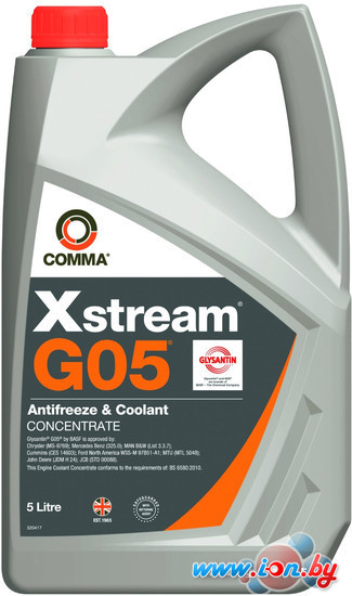 Антифриз Comma Xstream G05 Antifreeze & Coolant Concentrate 5л в Бресте