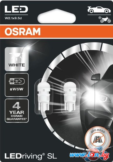 Светодиодная лампа Osram W5W LEDriving Gen3 2шт в Могилёве