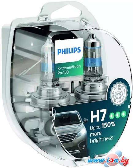 Галогенная лампа Philips H7 X-tremeVision Pro150 2шт в Могилёве