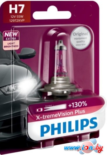 Галогенная лампа Philips H7 X-tremeVision Plus 1шт в Могилёве