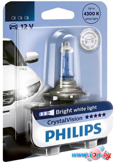 Галогенная лампа Philips H3 CrystalVision Blister 1шт в Могилёве