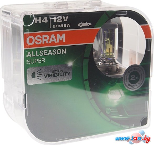 Галогенная лампа Osram H4 AllSeason Super 2шт в Могилёве