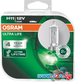 Галогенная лампа Osram H11 Ultra Life 2шт в Могилёве