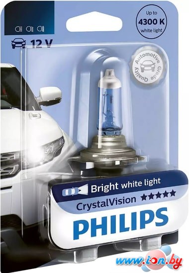 Галогенная лампа Philips H4 CrystalVision 1шт в Могилёве