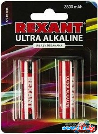 Батарейки Rexant AA/LR6 2шт 30-1025 в Могилёве