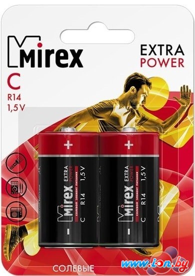 Батарейки Mirex Extra Power C 2 шт 23702-ER14-E2 в Минске