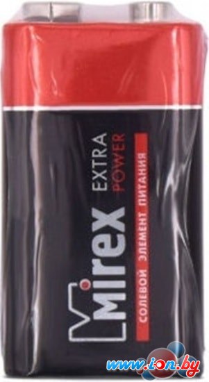 Батарейки Mirex Ultra Alkaline 9V 1 шт 23702-6F22-S1 в Могилёве