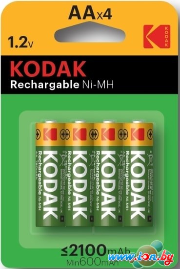 Аккумуляторы Kodak HR6-4BL 2100mAh Ni-MH Pre-Charged KAARPC-4BL в Могилёве