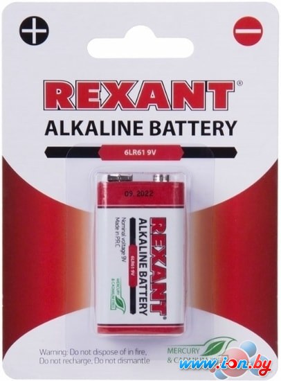 Батарейки Rexant 6LR61 30-1061 в Могилёве