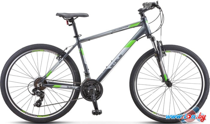 Велосипед Stels Navigator 590 D 26 K010 р.16 2021 (серый/салатовый) в Бресте