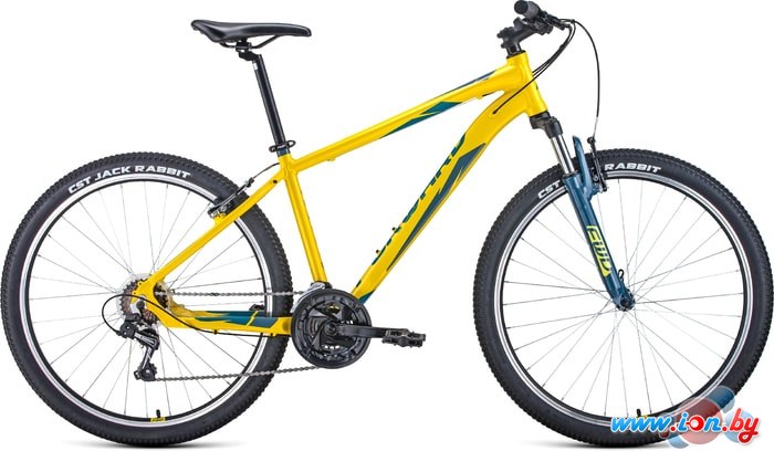Велосипед Forward Apache 27.5 1.0 р.19 2021 (желтый) в Бресте
